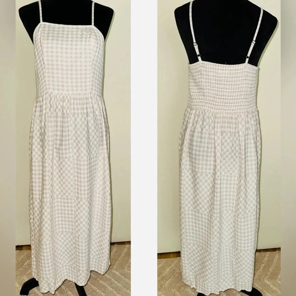 Japna Checkered Midi Dress - Picture 2 of 6